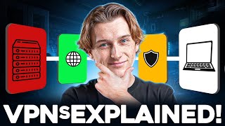 How Does a VPN Work  VPNs Explained For Beginners amp Why You NEED One Right Now [upl. by Novonod]