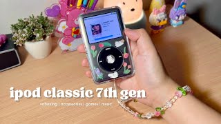 ☁️ unbox with me iPod Classic 7th Gen in 2023 🖤 [upl. by Winsor]