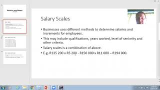 Grade 10 Accounting Salary Scales 20200504 [upl. by Nonnarb582]