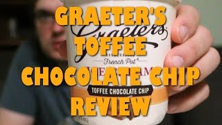 Graeters Toffee Chocolate Chip Ice Cream Review [upl. by Thorlie]