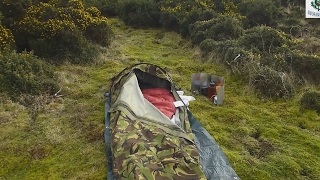 Wild Camping Scotland  Dutch army hooped bivi [upl. by Nosoj419]