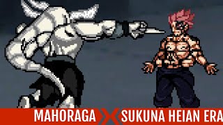 Mahoraga Vs Sukuna Heian Eraexe [upl. by Gilus]