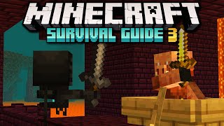 Wither Skeleton Farm Part 2 ▫ Minecraft Survival Guide S3 ▫ Tutorial Lets Play Ep92 [upl. by Jehoash]