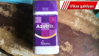 crystal azotrix  azotrix fungicide Azoxystrobin 167   Tricyclazole 333 SC  Rice special [upl. by Yursa]