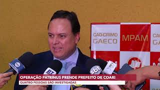 Operação Patrinus prende prefeito de Coari [upl. by Sucramej]