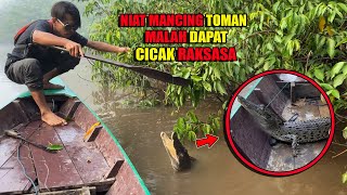 PASANG PANCING UMPAN IKAN HIDUP DI SUNGAI DAN ANAK SUNGAI DIKIRA DAPAT TOMAN😅 bocahpecicilan [upl. by Garrity]