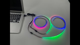 USB 5V RGBIC cob led strips [upl. by Xaviera182]