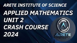 CAPE Unit 2 Applied Mathematics  Module 2 Day 4 [upl. by Urson802]