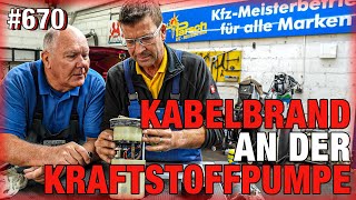 BRANDGEFAHR 💥💥 Verschmortes Kabel an FordKraftstoffpumpe  Golf VII Verschleißanzeige kaputt [upl. by Aicats]