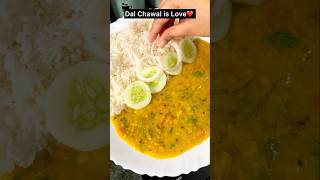 ❤️Dal Chawal is Love love dal chawal dalchawal indianrecipe viralvideo shortfeed shortsfeed [upl. by Thilda]