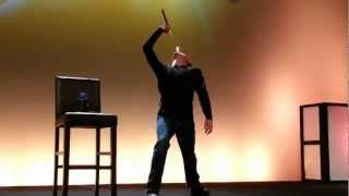 Brian Brushwood fireeating at DevLearn 2012 Conference in Las Vegas [upl. by Baumann]