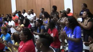 VSU GOSPELL CHORAL PRACTICE 2012 [upl. by Anoif]