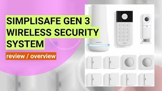 SimpliSafe Gen 3 Wireless Home Security System Review Is It Worth It [upl. by Hteik818]