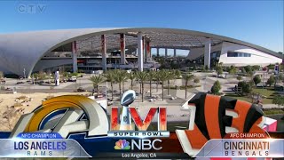 SUPERBOWL LVI Rams vs Bengals Highlights NBC Intro NFL Gameday [upl. by Orsa825]