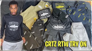 Corteiz CRTZ RTW Try On Haul sizing  MENS FASHION amp STREETWEAR INSANE [upl. by Painter]