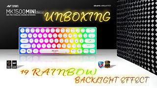 quotAnt Esports MK1500 Retro Style 60 Pro RGB Wireless Gaming Keyboard  Unboxing amp Reviewquot [upl. by Lahcsap]