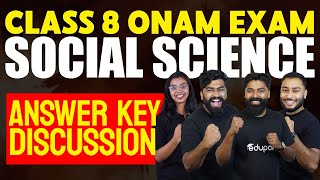 Class 8 Onam Exam Social Science  Answer Key Discussion  Eduport [upl. by Attenra]