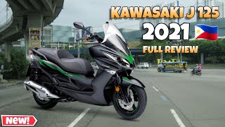 NEW KAWASAKI J125 2021 FULL REVIEW Tagalog [upl. by Dralliw]