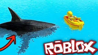 UN TIBURON ME ATACA EN ROBLOX 😱 💀 [upl. by Nelyahs]