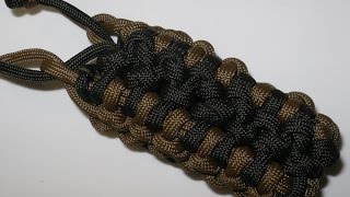 Paracord Messer Anhänger als Vielzwecktasche  Anleitung in Deutsch auch als Blog [upl. by Wilmott]