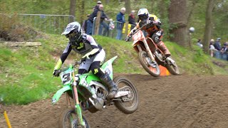 Jeffrey Herlings amp Romain Febvre Battling For the Win at the Dutch Masters of Motocross in Markelo [upl. by Koa767]