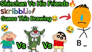 Shinchan Vs Jack Vs Masao In A Drawing Game 😂 Sketchfulio [upl. by Jeanine]