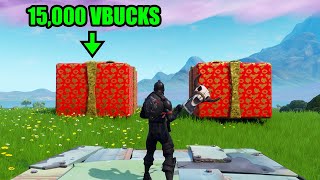 Pick The Right Present Get 15000 VBUCKS  Fortnite [upl. by Jolda]