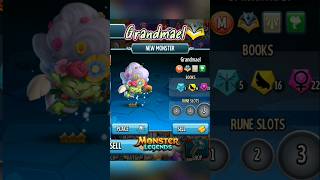 Hatching Grandmael Monster Legends Shorts [upl. by Labanna]