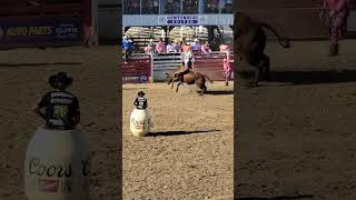 Viral Great Bull Ride at Clovis Rodeo 2023 Finals PBR Doom BFG viral [upl. by Weksler698]