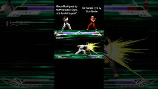 Marco Rodrigues vs Mr Karate Ryo One Round AI Match Shorts mugen 무겐 kofmugen mugenkof [upl. by Naig]