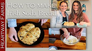 St Patricks Day Recipes How to Make Irish Soda Bread  Easy Quick Bread or Biscuit Recipe  Food [upl. by Robby361]