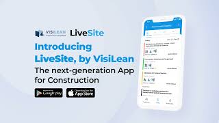 VisiLean LiveSite  The nextgen Mobile App for Construction [upl. by Anitnatsnoc511]