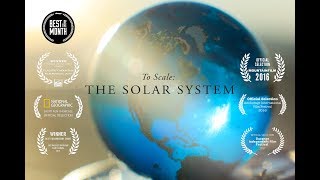 Our Solar System Animated Size and Distance Comparison of the Sun and Planets  Animation [upl. by Merci]