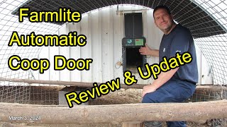 Farmlite FL15002 Automatic Chicken Coop Door Review and Update [upl. by Albur]