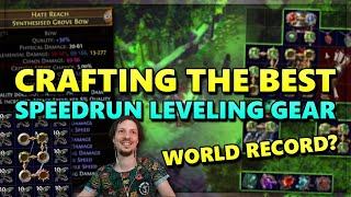 PoE Crafting the best leveling gear for Havocs world record speedrun  Stream Highlights 850 [upl. by Rosen]