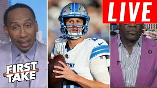 FIRST TAKE  quotLions are the clearcut favorites in NFCquot  Stephen A amp Shannon on Goff sink Texans [upl. by Acsirp]