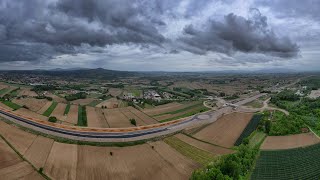 Brza saobraćajnica Loznica  Šabac  Šepak  Lešnica  352024 [upl. by Narol184]