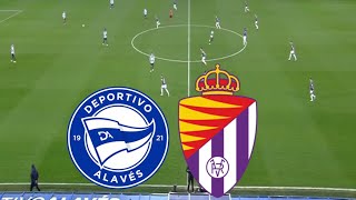 Deportivo Alavés vs Real Valladolid 23 Resumen  La Liga 20242025 [upl. by Xylon]