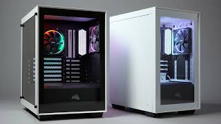 11 Differences Corsair ATX PC Case vs NZXT H510  Compact ATX MidTower PC Case [upl. by Adialeda]