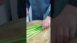 Lots of onion cutting one time  Chinese way  shorts chinesechef viralvideo [upl. by Norramic37]