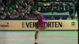 Katarina Witt GDR  1984 Worlds Ladies Long Program [upl. by Alieka]