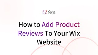 How to Add Product Reviews to Your Wix eCommerce Website in 7 Easy Steps [upl. by Charmion455]