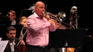 Derek Bourgeois Concerto for Solo Trombone and Symphony Orchestra [upl. by Ahsinrad457]