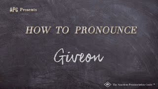 How to Pronounce Giveon According to GIVEON [upl. by Malha]