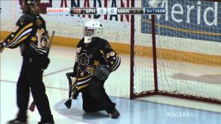 2016 Canadian Broomball Championships  Round Robin Quebec Sphinx vs Manitoba Bisons [upl. by Ahsimot156]