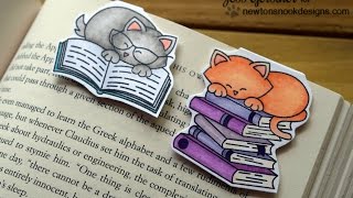 DIY Magnetic Bookmarks ft Newtons Nook Designs [upl. by Nidnerb]