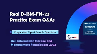 DISMFN23 Preparation Tips amp Practice Exam  Dell Information Storage and Management Foundations [upl. by Neo]