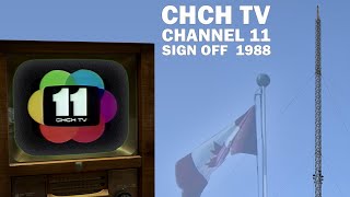 CHCH TV Channel 11 Canada Station Signoff 1988 [upl. by Elkraps]