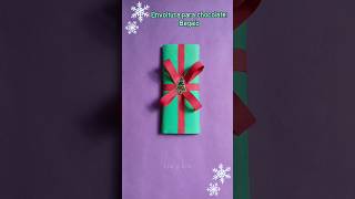 Envoltura para chocolate regalo shorts navidad diy christmas manualidades diycrafts crafts [upl. by Haines]