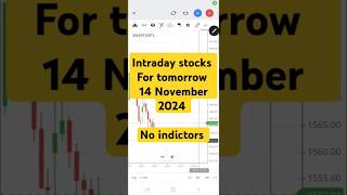 intraday stocks for tomorrow 14 november shorts stockmarket [upl. by Randolph]